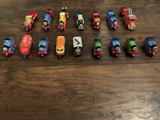 thomas and friends metal Trains lot of 16