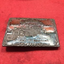 VINTAGE JACK DANIELS SOUR, WHISKEY, MASH, 1904 ST. LOUIS MO EXPO. BELT BUCKLE