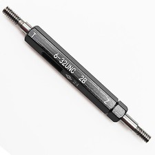 6-32 UNC 2B Thread Plug Gages Go NoGO Thread Gage Gauge check inspect Threads