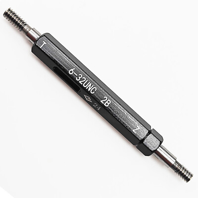 6-32 UNC 2B Thread Plug Gages Go NoGO Thread Gage Gauge check inspect Threads