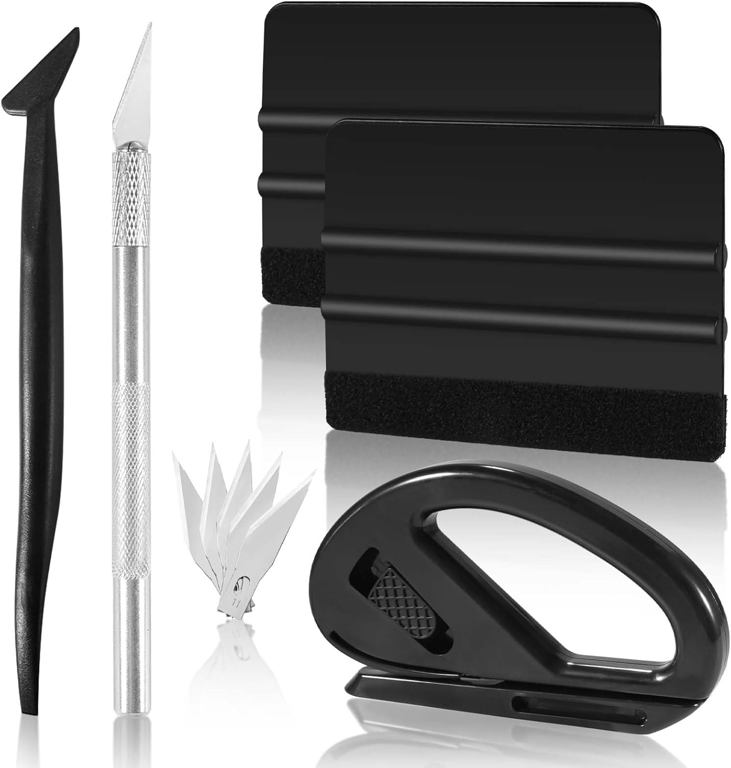 10-Piece Professional Vinyl Wrap & Window Tint Tool Kit for Cars