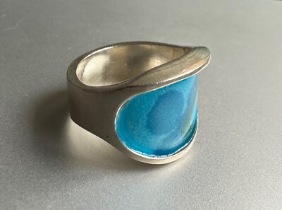 フランス シルバーリング/French vintage silver ring Precious Vintage French Designer A.Laurent Sterling Silver