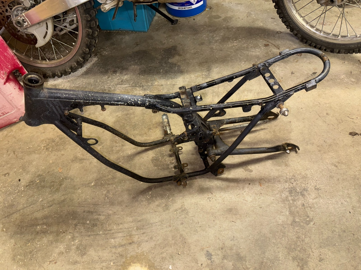 74-76 honda xl-70 frame and swingarm, 50100-137-670B | eBay