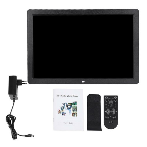 17in 1440*900 16:10 HD Digital Photo Picture Frame MP3 MP4 Movie Player Clock - Picture 11 of 12