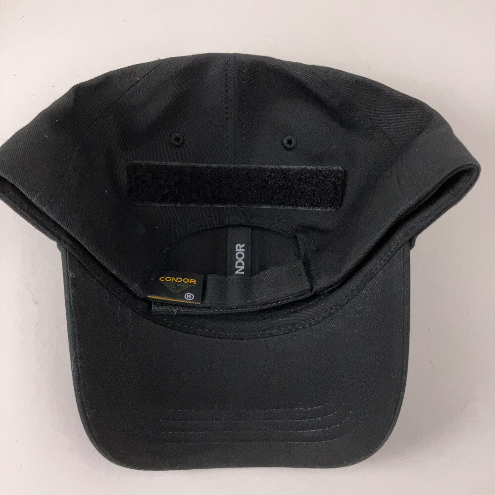 Condor front top back hook loop hat black TC-002 - image 3