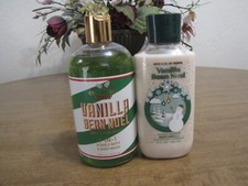 BATH  BODY WORKS VANILLA BEAN NOEL BUBBLE BATH  BODY LOTION