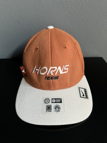 NEW Texas Longhorns Nike Team Hat Cap One Size Fitted Horns Collegiate Rare