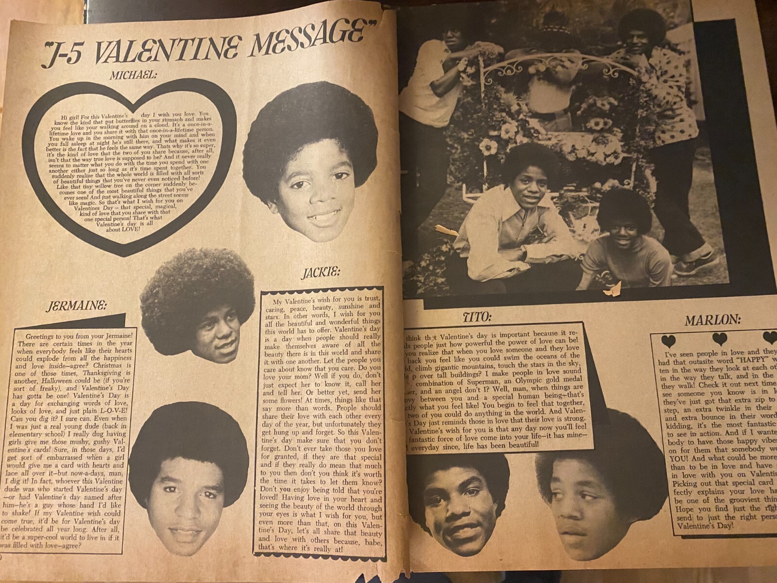 The Jackson Five, Michael Jackson, Two Page Vintage Clipping, aa