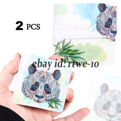 2 Pcs Eco-friendly Pocket Ashtray Ash Bag Designed Portable Coin Purse