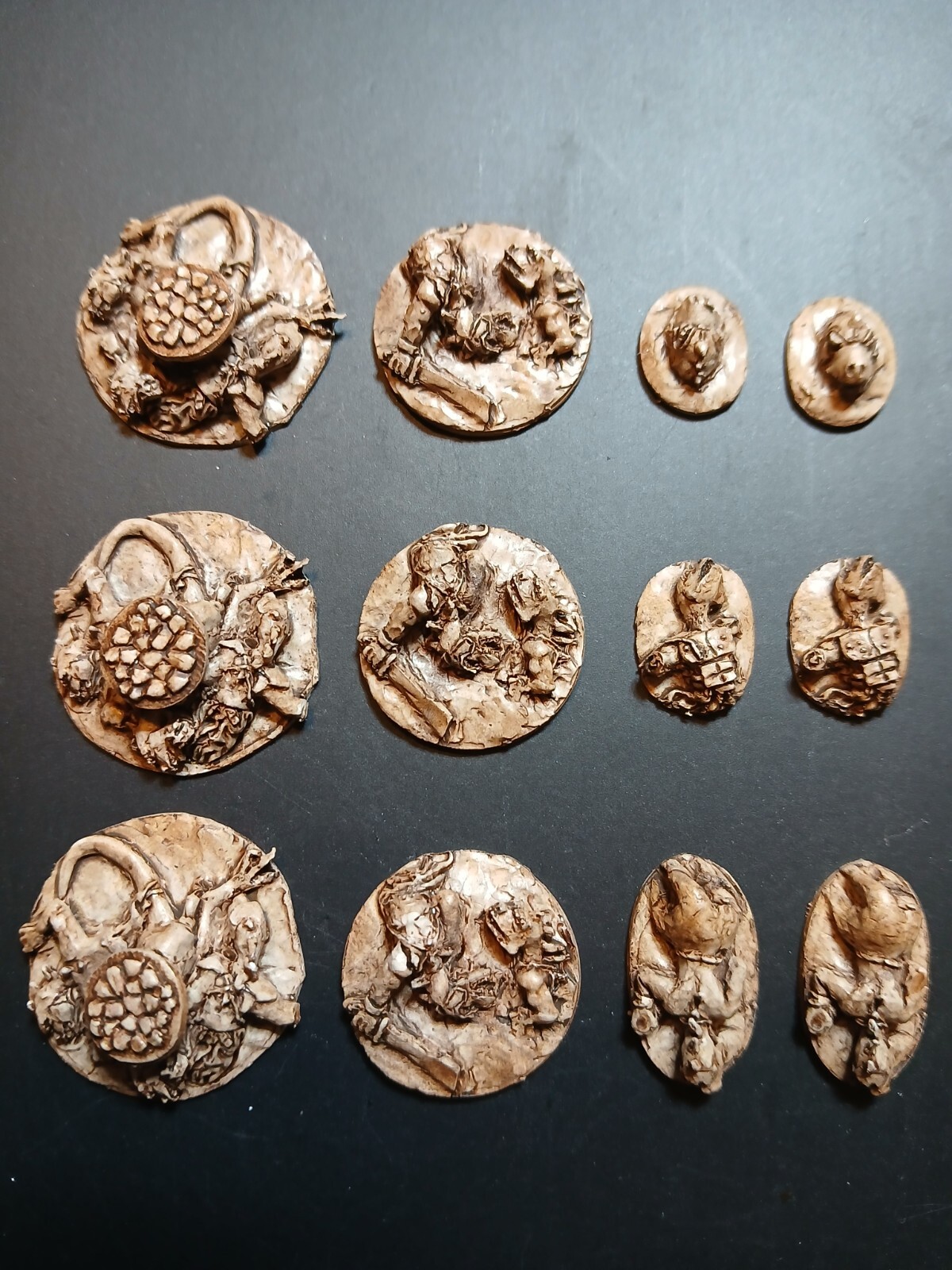15mm Fantasy Lizardmen Casualty Markers (12 figures)
