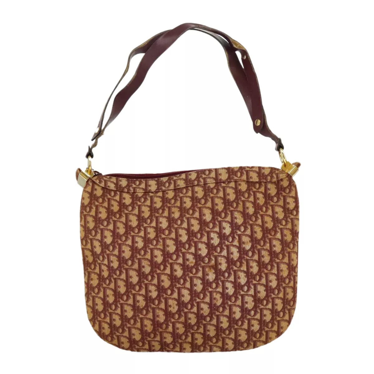Sac bandoulière Dior Trotter toile rouge authentique