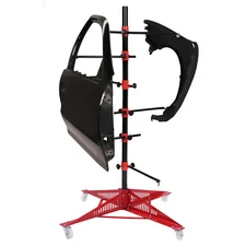 Auto Body Door Fender Panel Holder Tree Center Post Hang Paint Stand Adjustable