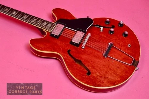 Vintage 1966 Gibson ES-335-12 Original Cherry Finish, Great Neck, Super Clean 65
