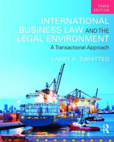 International Business Law and the Legal Environment by L.A. DiMatteo VERY GOOD - Picture 1 of 1
