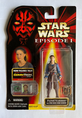 1998 Star Wars Padme Naberrie Episode I TPM CommTech Collection 1 Action Figure