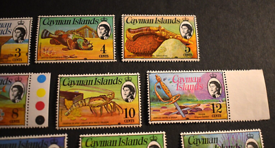 1974 Cayman Islands Stamps - SW#329-341/348 - QE2 + Local Issues