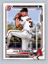 2021 Bowman Draft #BD-83 Jacob Steinmetz 1st bowman