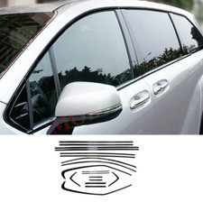 Black Titanium Fit For 2021-2023 Toyota Sienna Window Frame cover Trim Molding