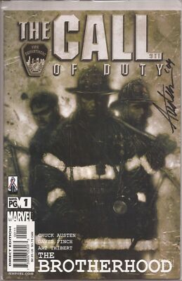 THE CALL OF DUTY: THE BROTHERHOOD #1 - SIGNED CHUCK AUSTEN - W/ DF COA