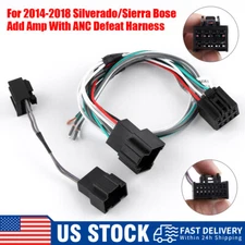 For 2014-2018 Silverado/Sierra Bose Add Amp Adapter Kit With ANC Defeat Harness。
