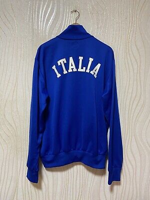 1980s ITALY 2006 2007 RETRO FOOTBALL SOCCER TRACK JACKET 1980s ITALY 2006 2007 RETRO FOOTBALL SOCCER TRACK JACKET