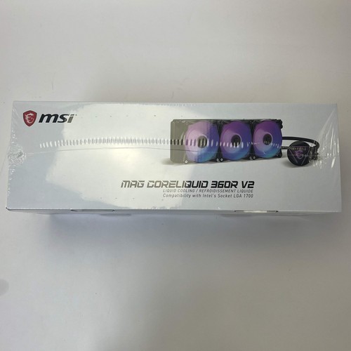 New MSI MAG CORELIQUID 360R V2 CPU Liquid Cooler - Afbeelding 5 van 8