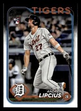 ANDRE LIPCIUS RC 2024 Topps Series 2 #509 Detroit Tigers
