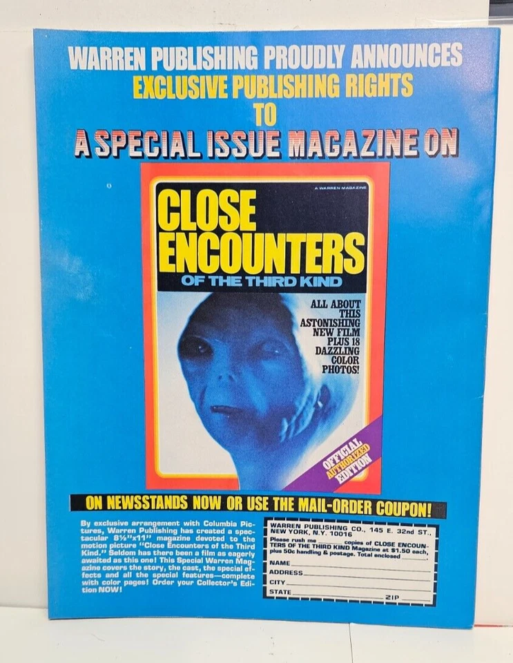 Famous Monster of Filmland #145 July 1978 Warren magazine - Image 2 of 4