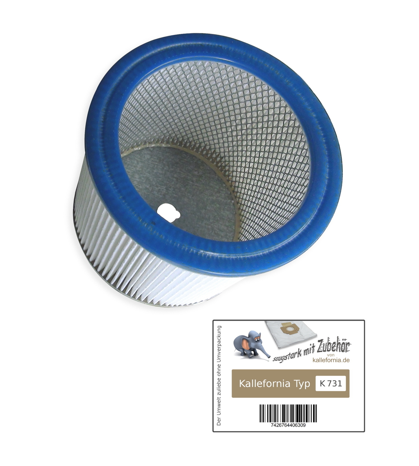 Filtro Rotondo A Lamelle Di Ricambio Per Aspiratore Bosch GAS 12-30 F Professional – Modello SCM75352 - Foto 3