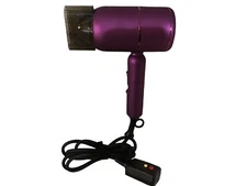 Hair Dryer - FOLDABLE TRAVEL COMPACT -W/  DIFFUSER & FLAT NOZZLE- 2000W