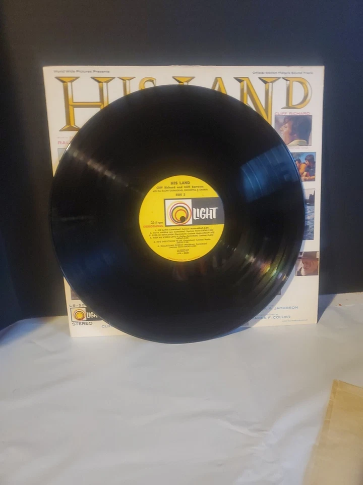 His Land Cliff Richards Cliff Barrows Original Soundtrack LP Record New Sealed - Image 4 of 4