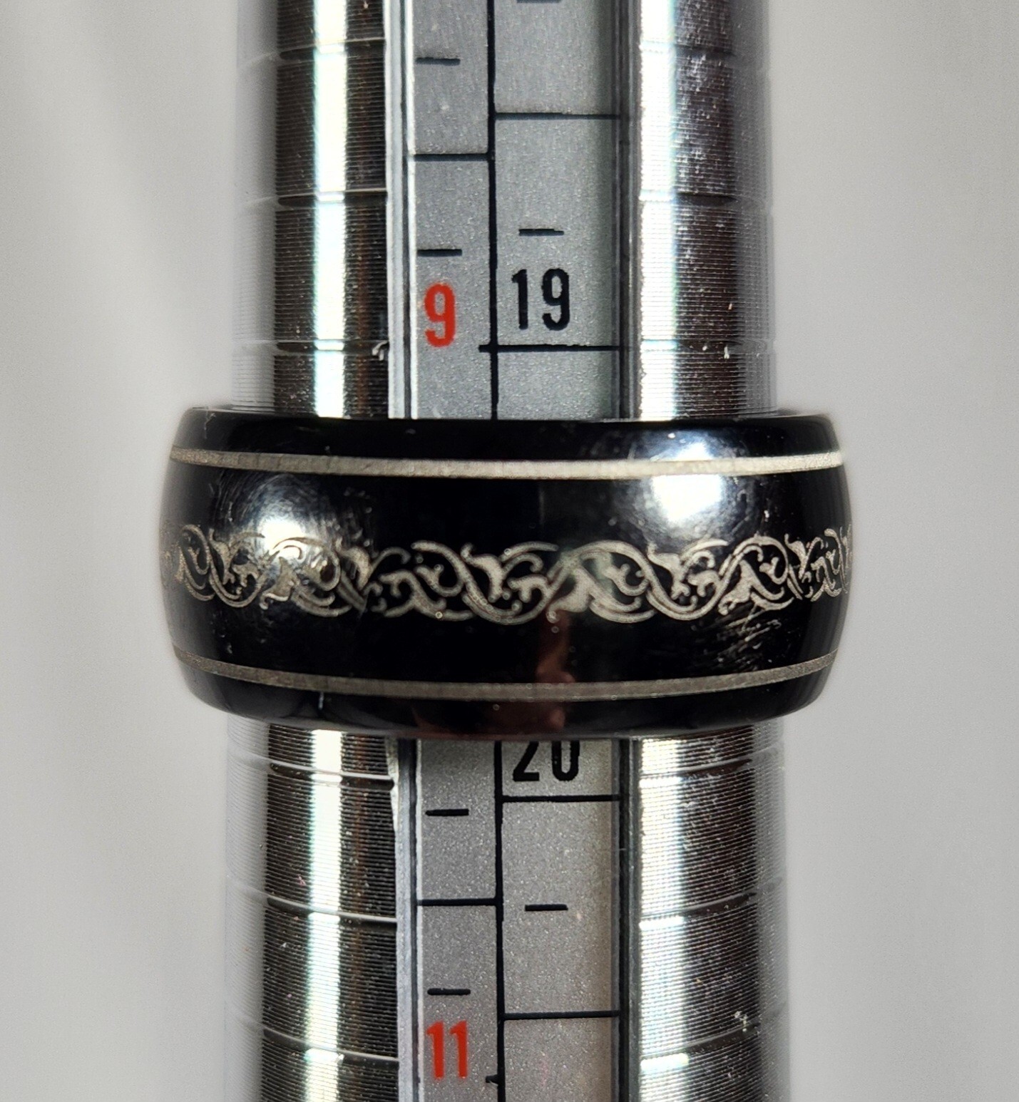 Chisel Solid Titanium Black Domed with Laser Celt… - image 7