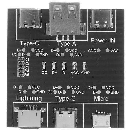 USB C Tester Data Cable Test Tool Test Board Fast Detection USB Cable Checker - Afbeelding 4 van 12