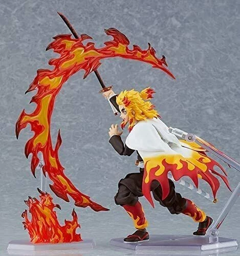 Figma Demon Asesino Kimetsu No Yaiba Kyojuro Rengoku Acción Figura Japón ZA-71 - Imagen 6 de 8