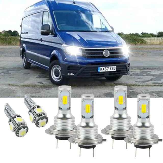 For VW Crafter Headlight Van Bulbs 2006-17 Xenon White Side Light High Low Led For VW Crafter Headlight Van Bulbs 2006-17 Xenon White Side Light High Low Led
