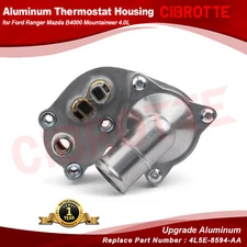 Upgrade Aluminum Thermostat Housing for Mazda B4000 Mountaineer Ford Ranger 4.0L