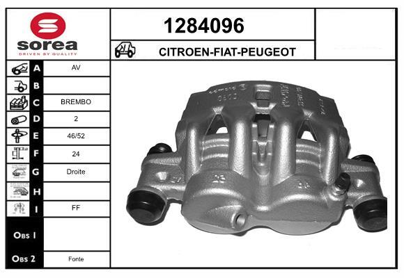 Étrier de frein SNRA 1284096 de haute précision avec traitement anticorrosion