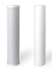 Premier Water Filters: Carbon Block and Sediment Filter 5 micron 2.75" x 9.75"