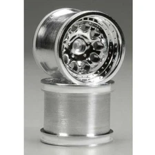 NEW RPM Traxxas F/R Revolver 2.2" Chrome Wheel Set (2) RPM82063
