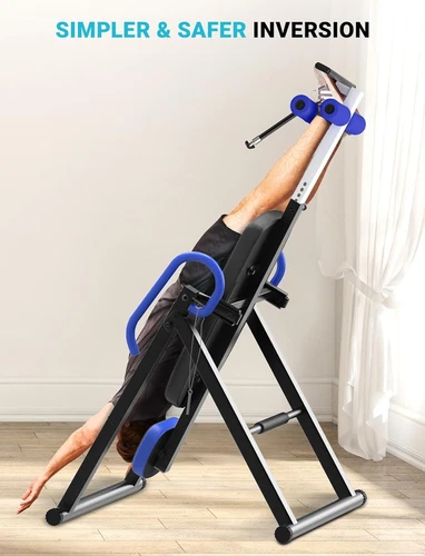 300LBS Heavy Duty Gravity Inversion Table Back Therapy Reflexology Stretcher - Picture 8 of 45