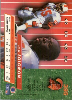1992 Ultra NFL Jesse Solomon #395 | eBay
