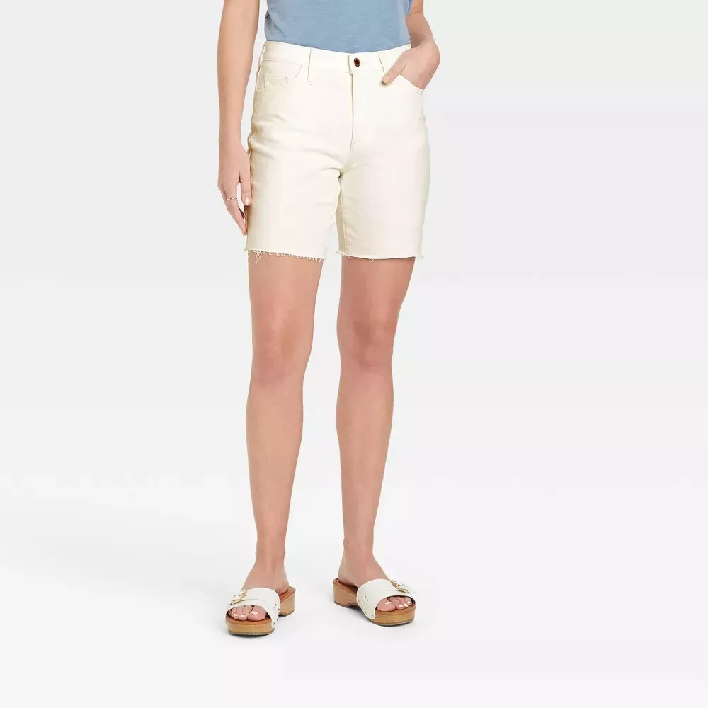 Universal thread high store rise bermuda shorts