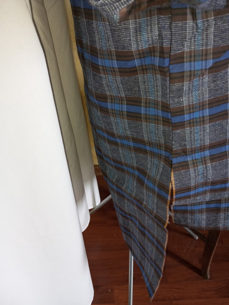 Chemise Vintage La Limousine à Pans, Unisexe, Coton, Rayée - Taille 38, Neuve Sans étiquette