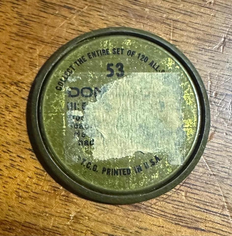 1964 Topps Coin Insert Baseball Don Lock Senators All-Stars #53 Outfielder - Image 2 of 2