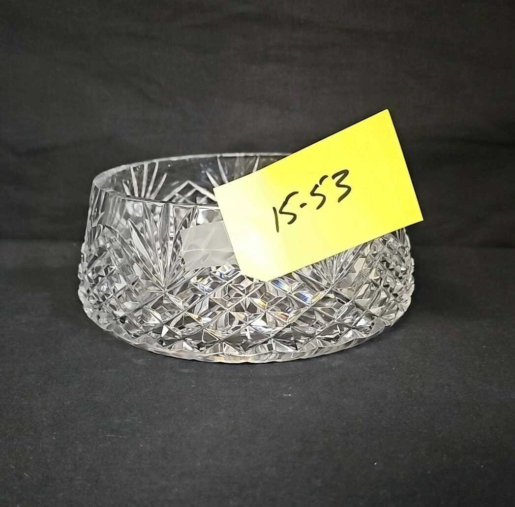 tipperary crystal slievenamon bowl Irish Crystal 7" diameter