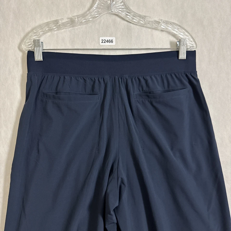 Pantalones plisados de pierna ancha tiro alto Brooklyn azul pequeño talla 10/P Athleta para mujer Foto 4 de 4