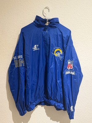 Vintage NFL Pro Line Authentic Logo Athletic St. Louis Rams LA Jacke 90s Y2K XL 