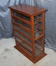 Antique Oak Country Store Ribbon Cabinet – A.N. Russell & Sons Company