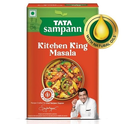 Tata Sampann Kitchen King Masala with Natural Oils, 100g Rich Aroma & Flavour