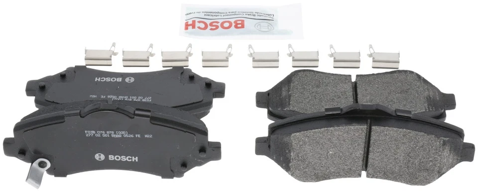 Bosch QuietCast Semi-Metallic Brake Pad and Rotor Kit Kit For 11-18 Jeep Foto 3 de 4